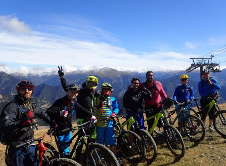 Rowan Sorrell on The Edge Natural Singletrack Andorra Mountain Biking