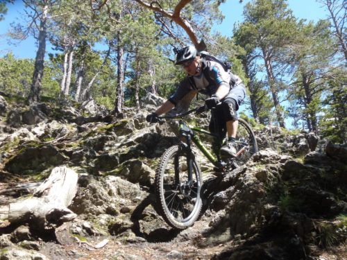 Tech 1 on Locals Only Trail Enduro Mountain Biking Andorra Natural Singletrack