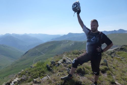 Top of Skyfall  Enduro Mountain Biking Andorra Natural Singletrack