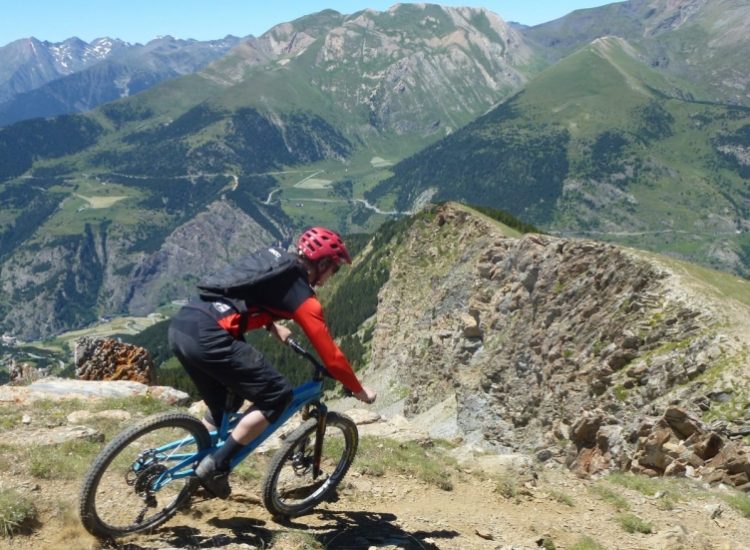 Rowan Sorrell on The Edge Natural Singletrack Andorra Mountain Biking