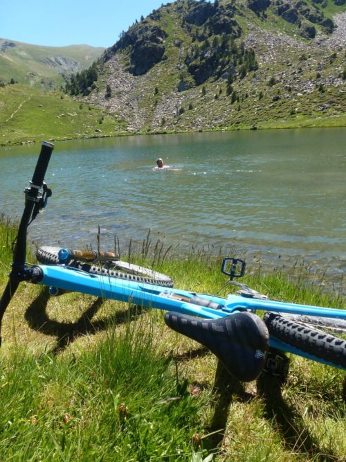 Skinny Dipping in the Lakes at 2000m