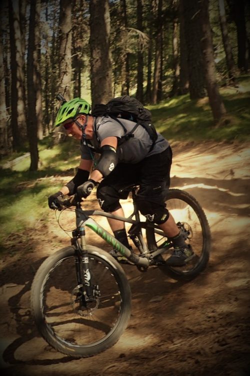 Locals Only Trail in the dust enduro mountain biking andorra