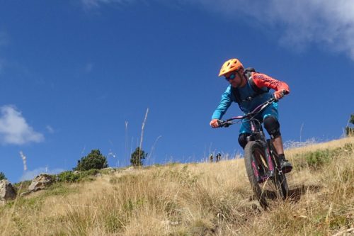 Martin feels blue on Jordis Way descent enduro mountain biking andorra
