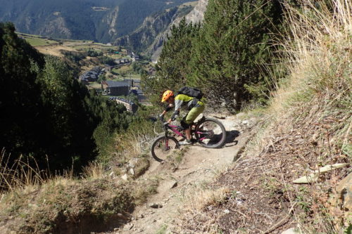Martin makes the Impossible Switchback, er, possible enduro mountain biking andorra