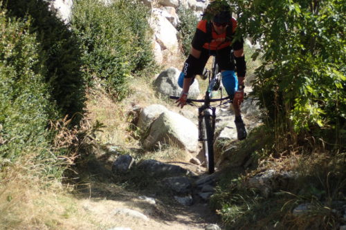 Hand grenade just out of shot enduro mountain biking andorra